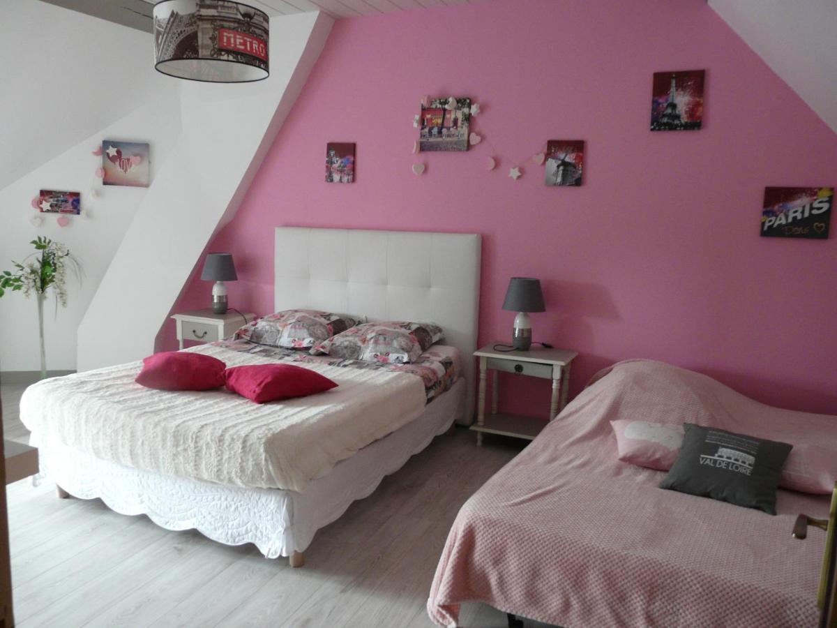 Bed and Breakfast Les Hirondelles Onzain Exteriér fotografie